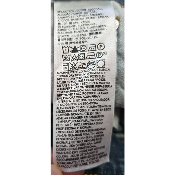 Levi's 511 Jeans Men's 30 x 32*** Blue Dark Wash Slim Fit - Picture 6 of 16